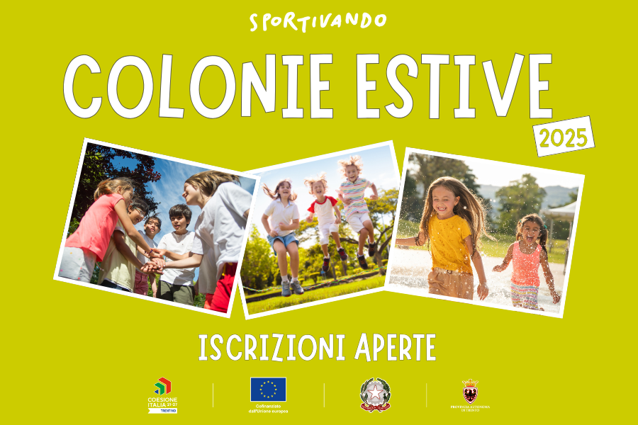 Colonie estive 2025, aperte le iscrizioni